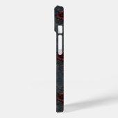 赤いエレガントバラのヴィンテージゴシック模様 Case-Mate iPhoneケース (裏面 / 左)
