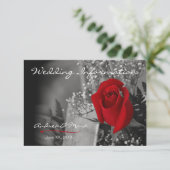 赤いエレガントバラの情報エンクロージャカード エンクロージャーカード (スタンド正面)
