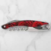 赤いエレガントバラ ソムリエナイフ (裏面)