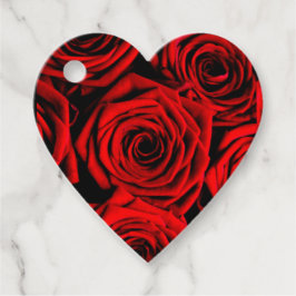 赤いエレガントバラ フェイバータグ