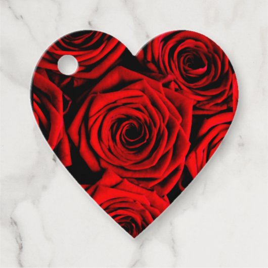 赤いエレガントバラ フェイバータグ (正面)