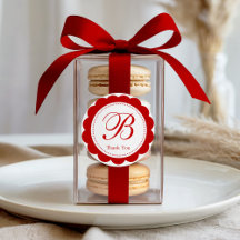 赤いエレガント鱗片付きモノグラム