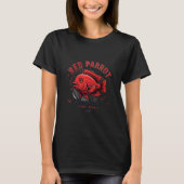 赤いオウムガイTシャツ Tシャツ (正面)