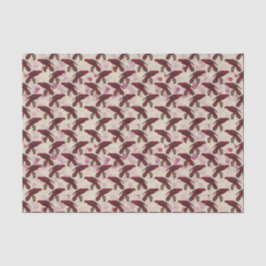 赤いオウム 薄葉紙