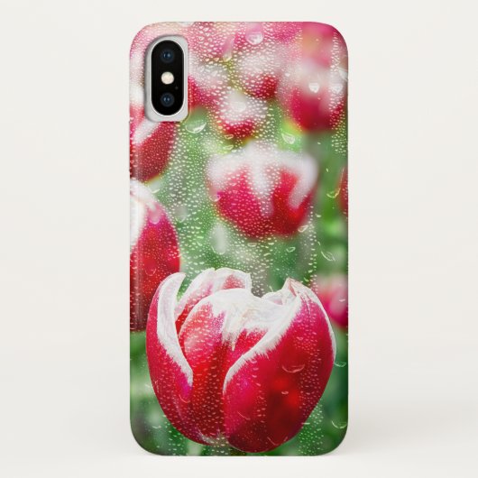 赤いオランダチューリップ Case-Mate iPhoneケース (裏面)