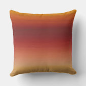 赤いオレンジと黄色のテクスチャグラデーション クッション (裏面)