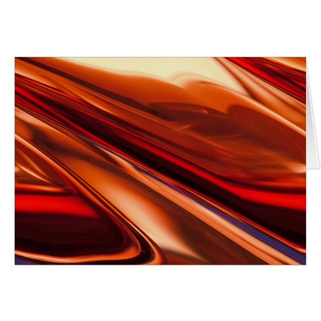 赤いオレンジ色の光沢のあるサーフェス (正面横)