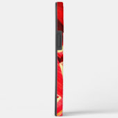 赤いオレンジ色の背景に霧雨が降る赤いトラック Case-Mate iPhoneケース (裏面 / 右)