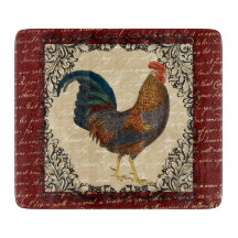 赤いオンドリのヴィンテージ