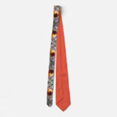 赤いオンドリ ネクタイ (裏面)