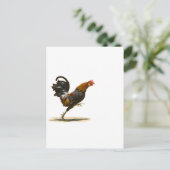 赤いオンドリ ポストカード (スタンド正面)