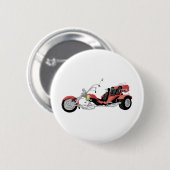 赤いオートバイのtrike 缶バッジ (正面&裏面)