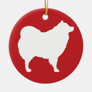 赤いオーナメントのEskie セラミックオーナメント