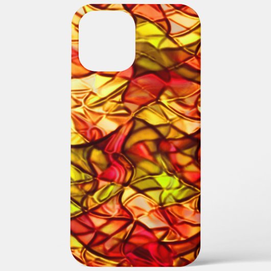 赤いオーニング生地の下に隠された交差コード Case-Mate iPhoneケース (裏面)