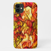 赤いオーニング生地の下に隠された交差コード Case-Mate iPhoneケース (裏面)