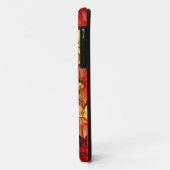 赤いオーニング生地の下に隠された交差コード Case-Mate iPhoneケース (裏面/左)