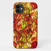 赤いオーニング生地の下に隠された交差コード Case-Mate iPhoneケース (裏面)