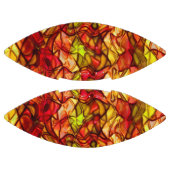 赤いオーニング生地の下に隠された交差ロープ アメリカンフットボール (パネル)