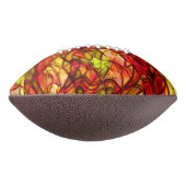 赤いオーニング生地の下に隠された交差ロープ アメリカンフットボール (回転90)