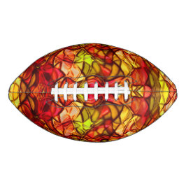 赤いオーニング生地の下に隠された交差ロープ アメリカンフットボール