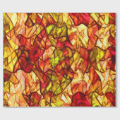 赤いオーニング生地の下に隠された交差ロープ ラッピングペーパー (フラット)