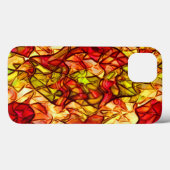 赤いオーニング生地の下に隠された交差ロープ Case-Mate iPhoneケース (裏面 (横))