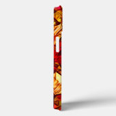 赤いオーニング生地の下に隠された交差ロープ Case-Mate iPhoneケース (裏面 / 右)