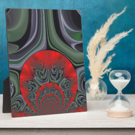 「赤いオーロラ」アートプリント フォトプラーク