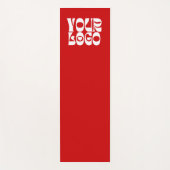 赤いカスタムロゴ販売促進業務 ヨガマット (正面)