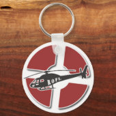 赤いカッターキーチェーン キーホルダー (正面)