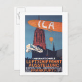 赤いカテドラル-第1航空博覧会 ポストカード (正面/裏面)