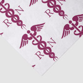 赤いカドゥセウスナースの医療記号 薄葉紙 (詳細)