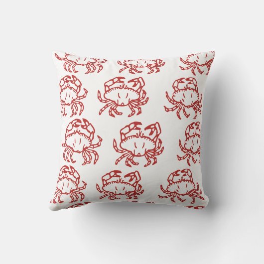 赤いカニ クッション (裏面)