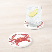 赤いカニ コースター (側面)