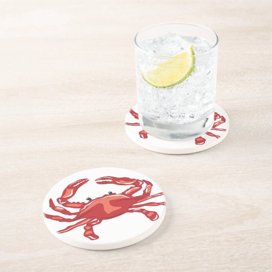赤いカニ コースター (側面)