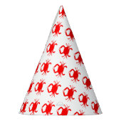 赤いカニ パーティーハット (左)