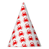 赤いカニ パーティーハット (右)