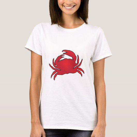 赤いカニ Tシャツ (正面)