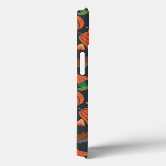 赤いカボチャのシームレスなパターンとニンジン Case-Mate iPhoneケース (裏面 / 右)