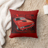 赤いカマスの枕 クッション (ブランケット)