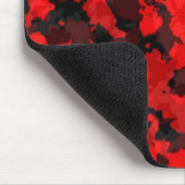 赤いカムフラージュのマウスパッド マウスパッド (コーナー)