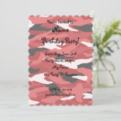 赤いカムフラージュ 招待状 (スタンド正面)