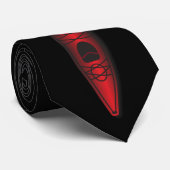 赤いカヤック ネクタイ (ロール)