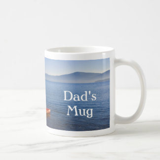 赤いカヤック、Dad'sMug コーヒーマグカップ