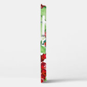 赤いカラスの継ぎ目のない模様 Case-Mate iPhoneケース (裏面 / 左)