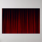 赤いカーテン ポスター (正面)
