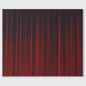 赤いカーテン ラッピングペーパー (フラット)