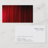 赤いカーテン 名刺 (正面/裏面)