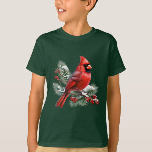 赤いカーディナル Tシャツ