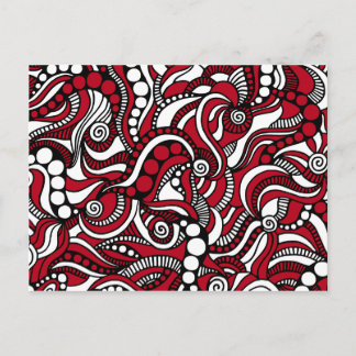 赤いカーニバルクローズアップPOSTカード ポストカード